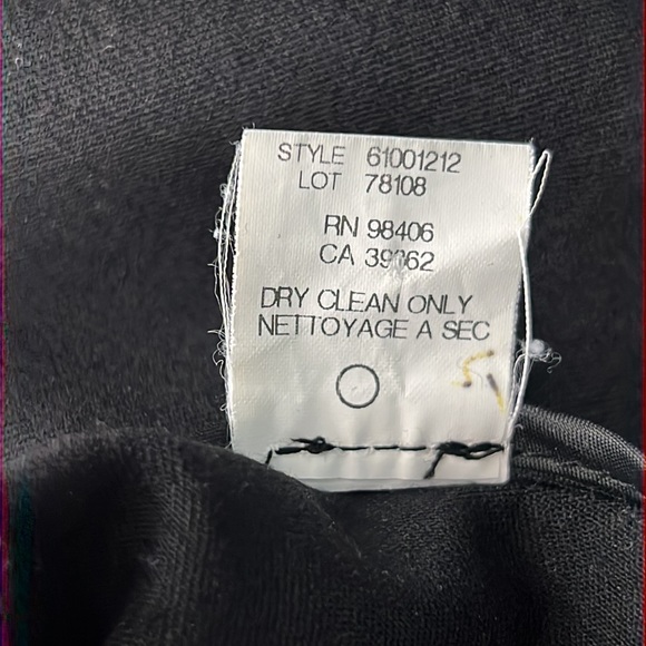 Theory Wool Blend Side Zip Pants Sz: 0 - Picture 9 of 10